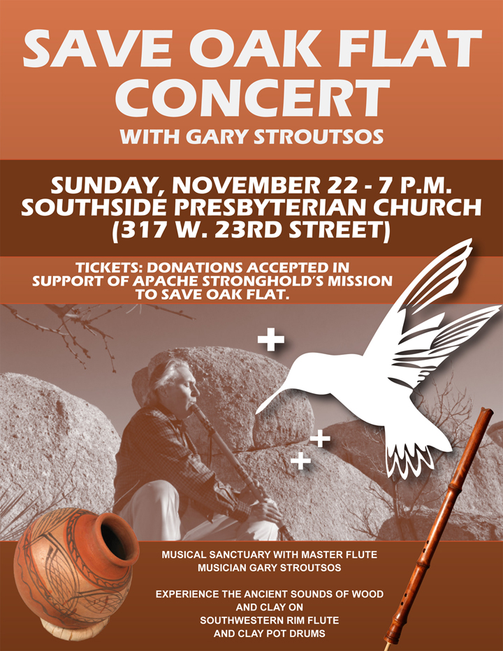 Oak Flat Concert Flyer